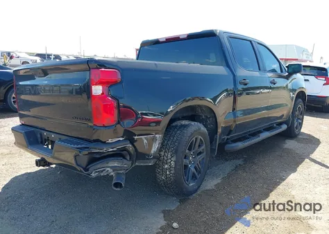 2025 Chevrolet Silverado 2Wd Short Bed Custom из США, поврежденный, VIN 3GCPABEKXSG372185